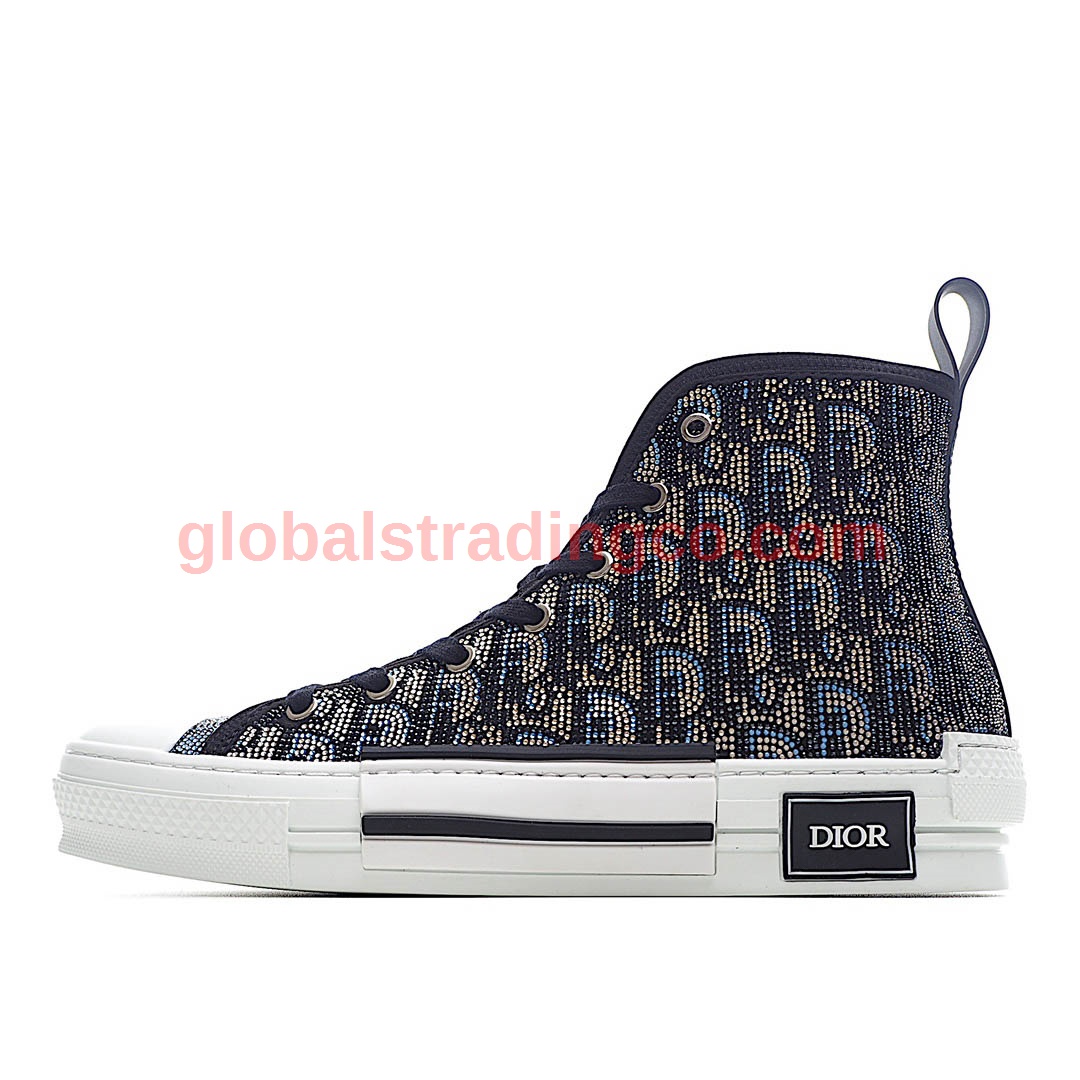 Dior B23 Oblique Slip-on Low Top Sneakers Sheer Print Sneakers